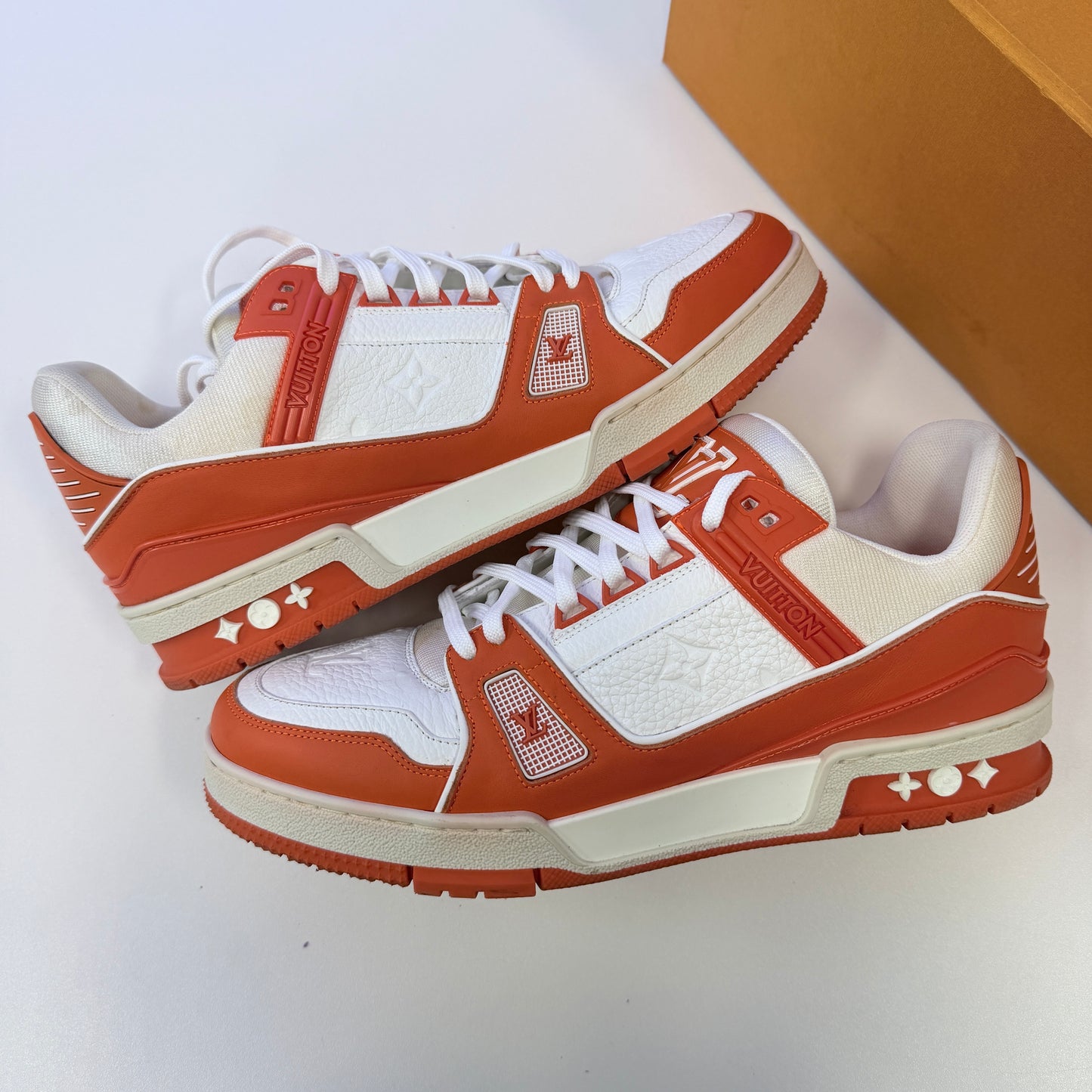 Louis Vuitton Orange Trainer (USED DAMAGED BOX)