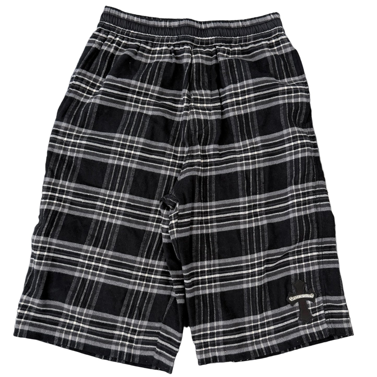 Chrome Hearts "After School" Flannel Shorts