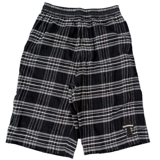 Chrome Hearts "After School" Flannel Shorts
