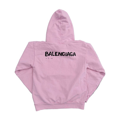 Balenciaga Pink Ink Women’s Hoodie
