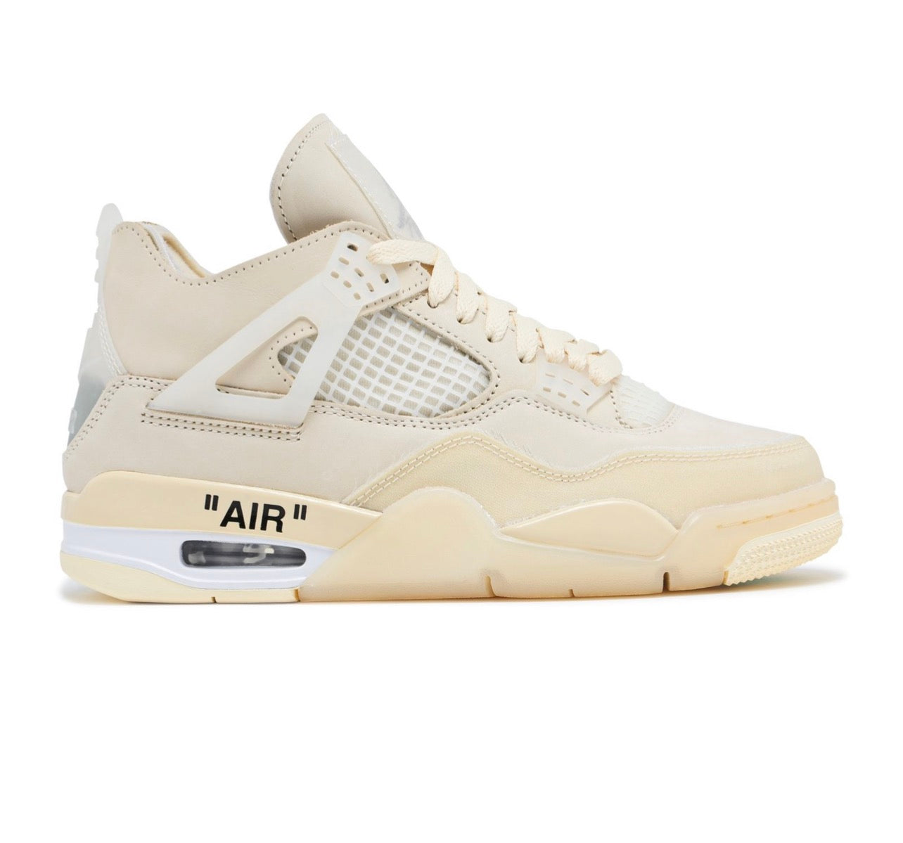 Off-White X Wmns Jordan 4 Retro SP 'Sail'