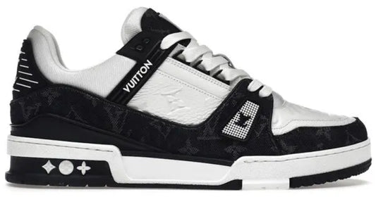Louis Vuitton Black and White Trainer (USED)