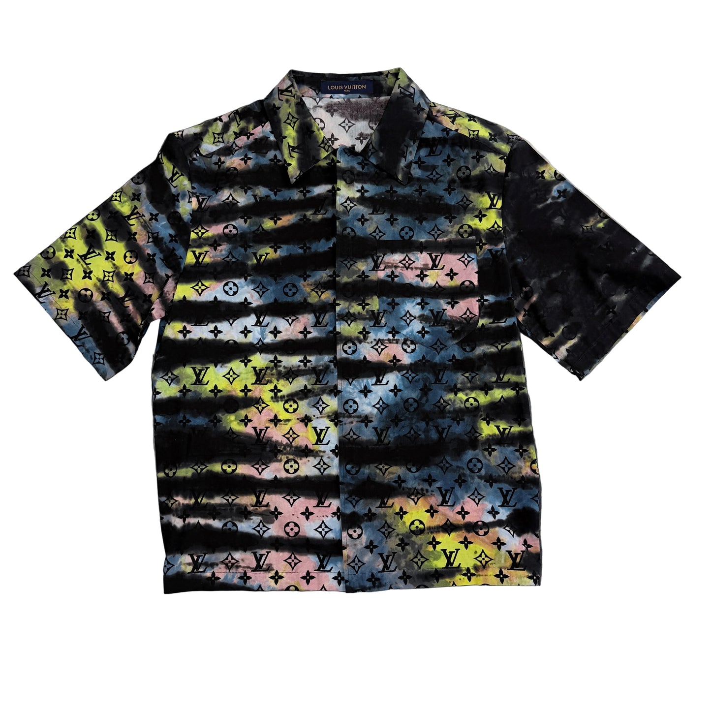 Louis Vuitton Rip Dyed Zip Shirt