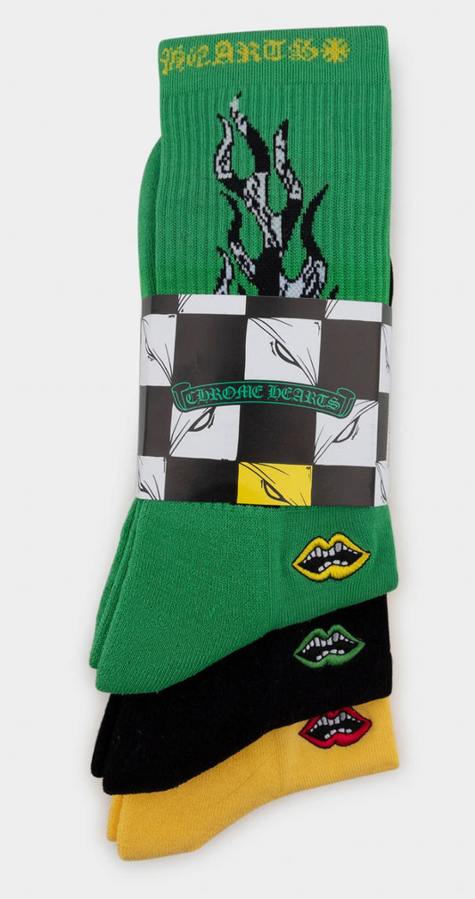 Chrome Hearts Matty Boy Flame socks