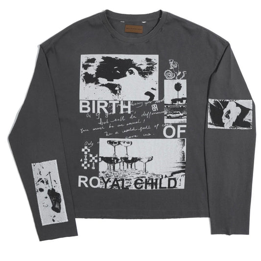 Birth Of A Royal Child 90s Hollywood Long Sleeve Tee BLK