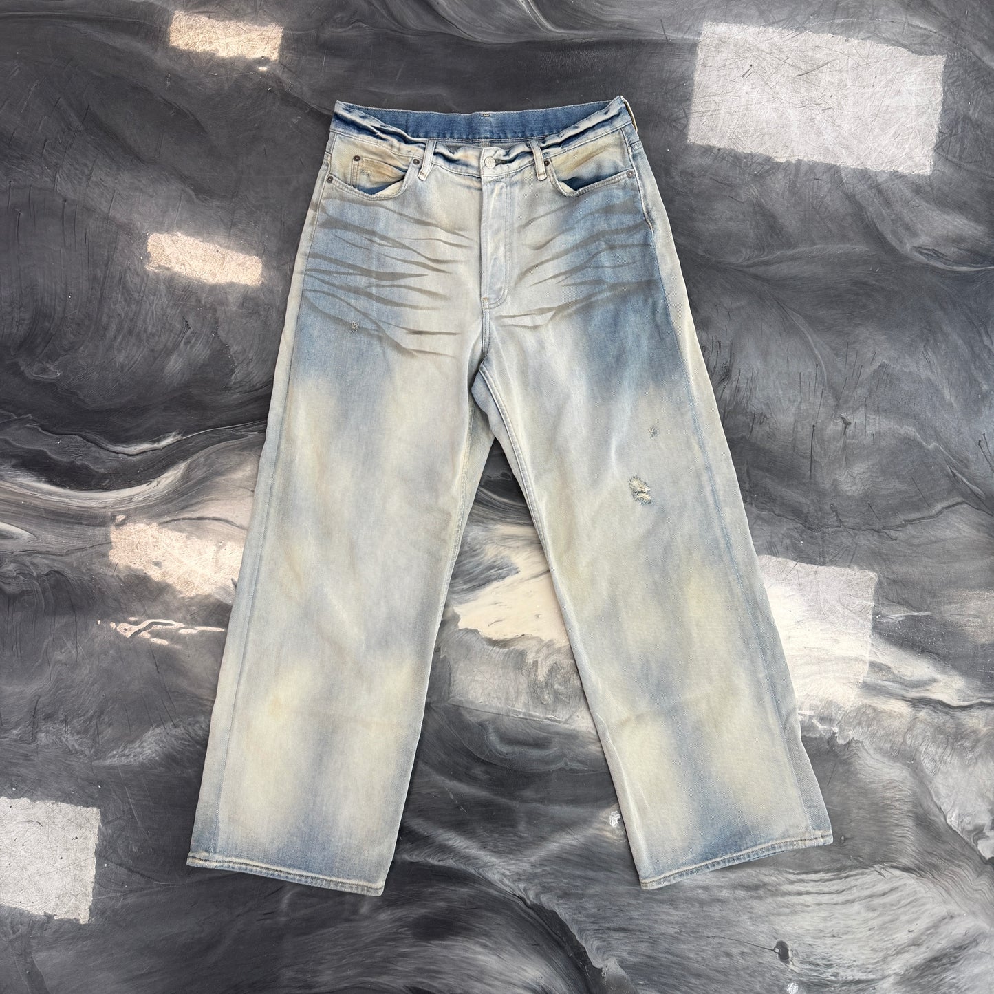 Acne Studios 1981M FN Carver Wide Leg Denim Jeans