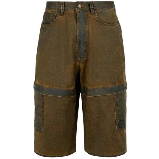 Acne Studios Rugged Brown Shorts With Cargo Pockets