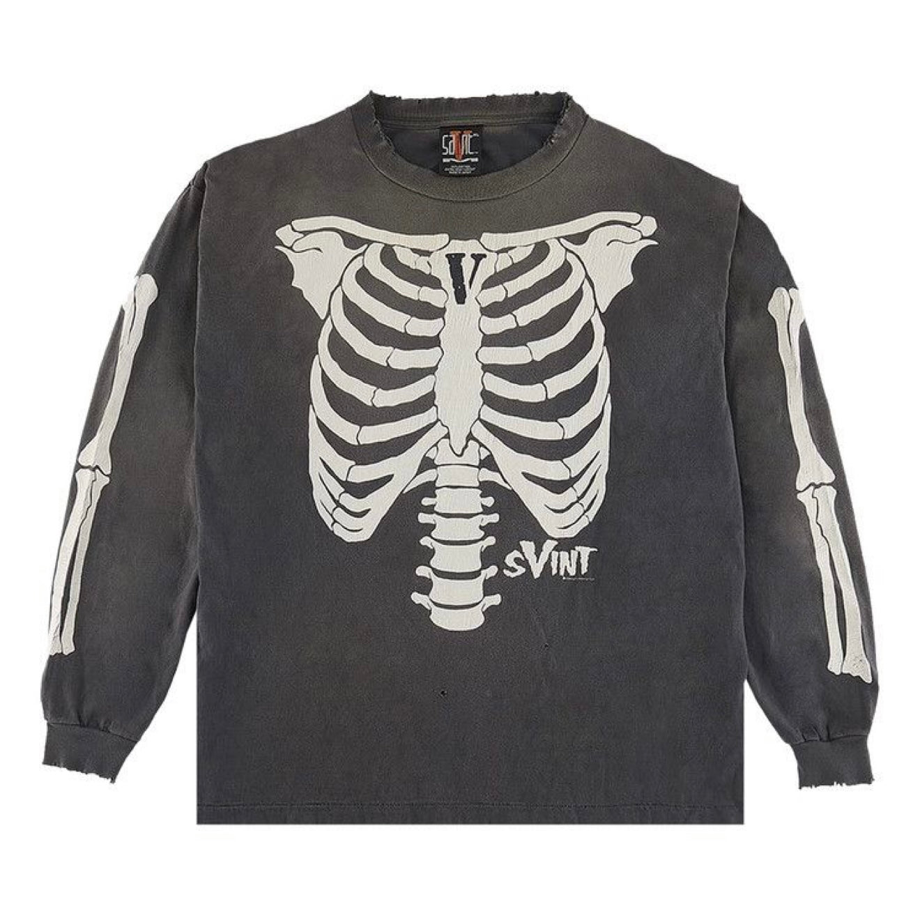 Saint Mxxxx Vlone Skeleton Longsleeve