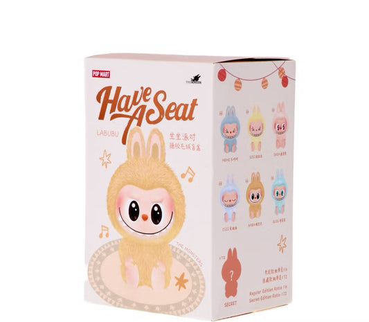 Pop Mart Labubu The Monsters Have a Seat Vinyl Plush Single Blind Box