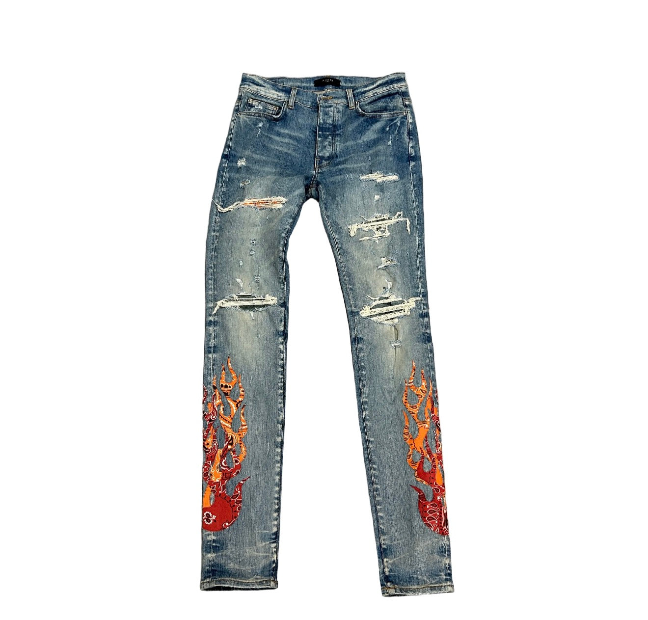 Amiri MX1 Flame Denim Blue