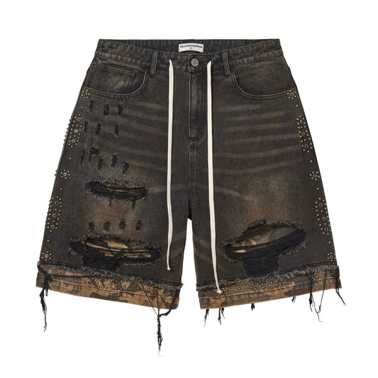VALE FORVER BLACK DOUBLE JORTS