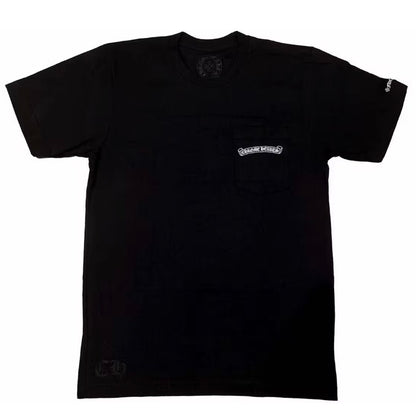 Chrome Hearts Black Scroll Pocket Tee