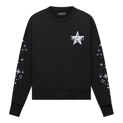 Amiri Paisley Star Crew 'Black'