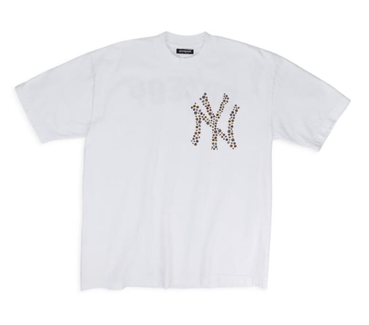 Greedy Unit White Yankee Screw You Tee