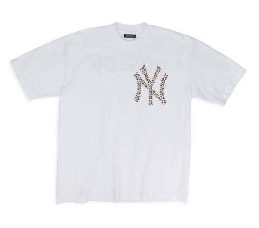 Greedy Unit White Yankee Screw You Tee