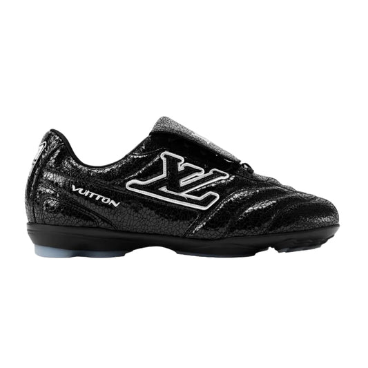 Louis Vuitton Black White Louis Vuitton LV Footprint Soccer Sneaker