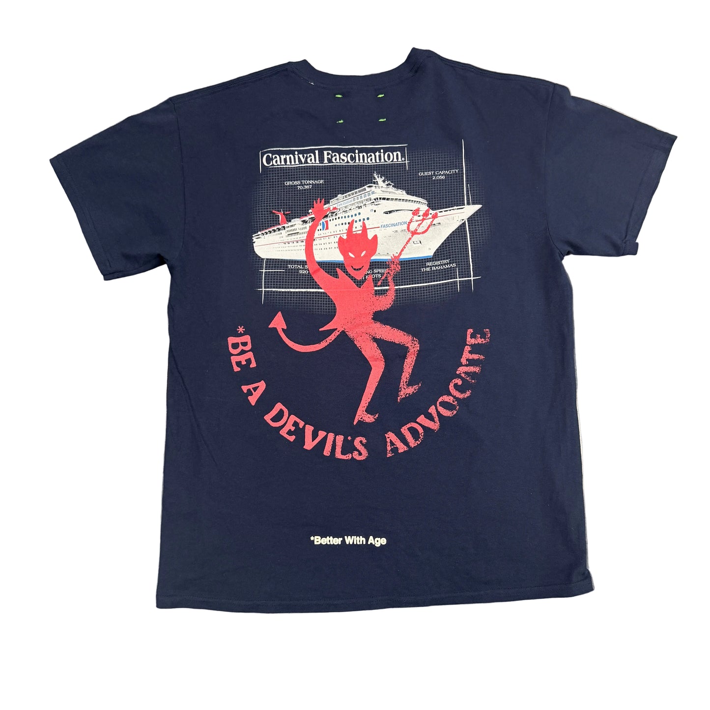Better With Age I Hate Tee Navy