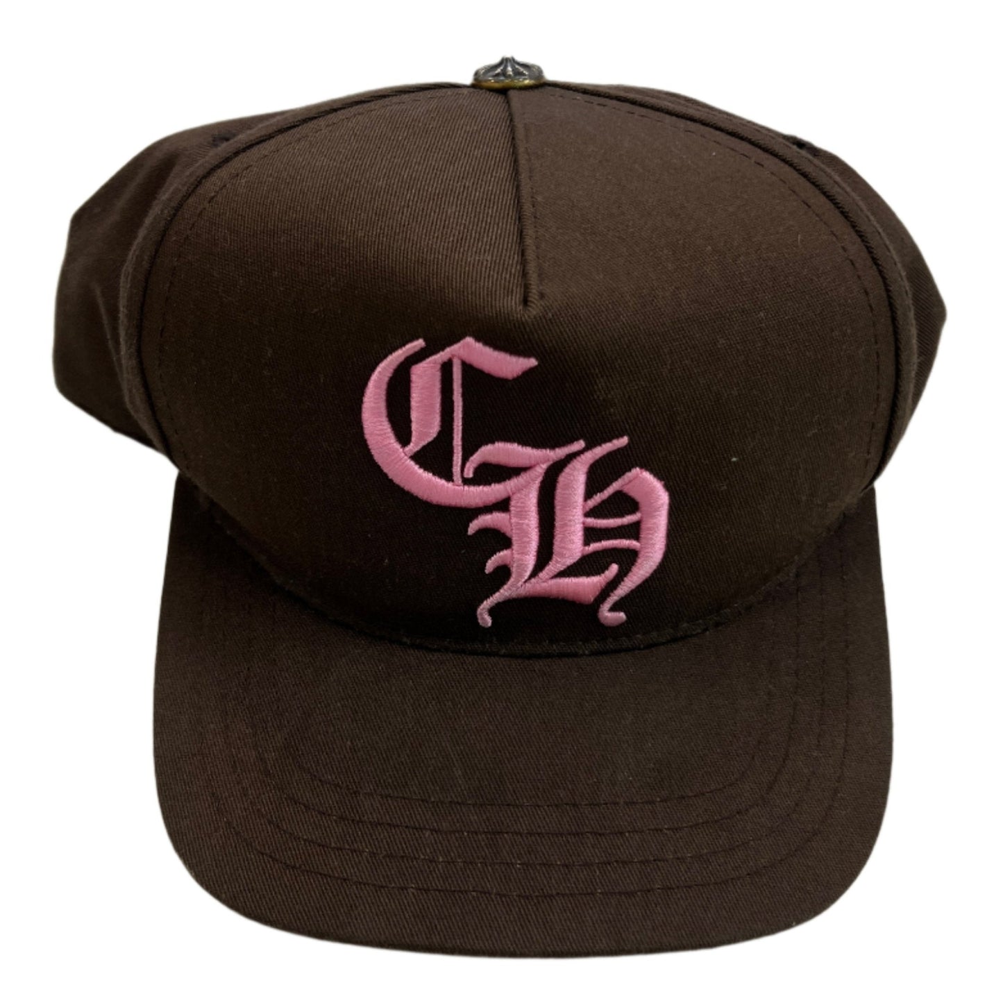 Chrome Hearts CH Embroidered Hat Pink/Brown