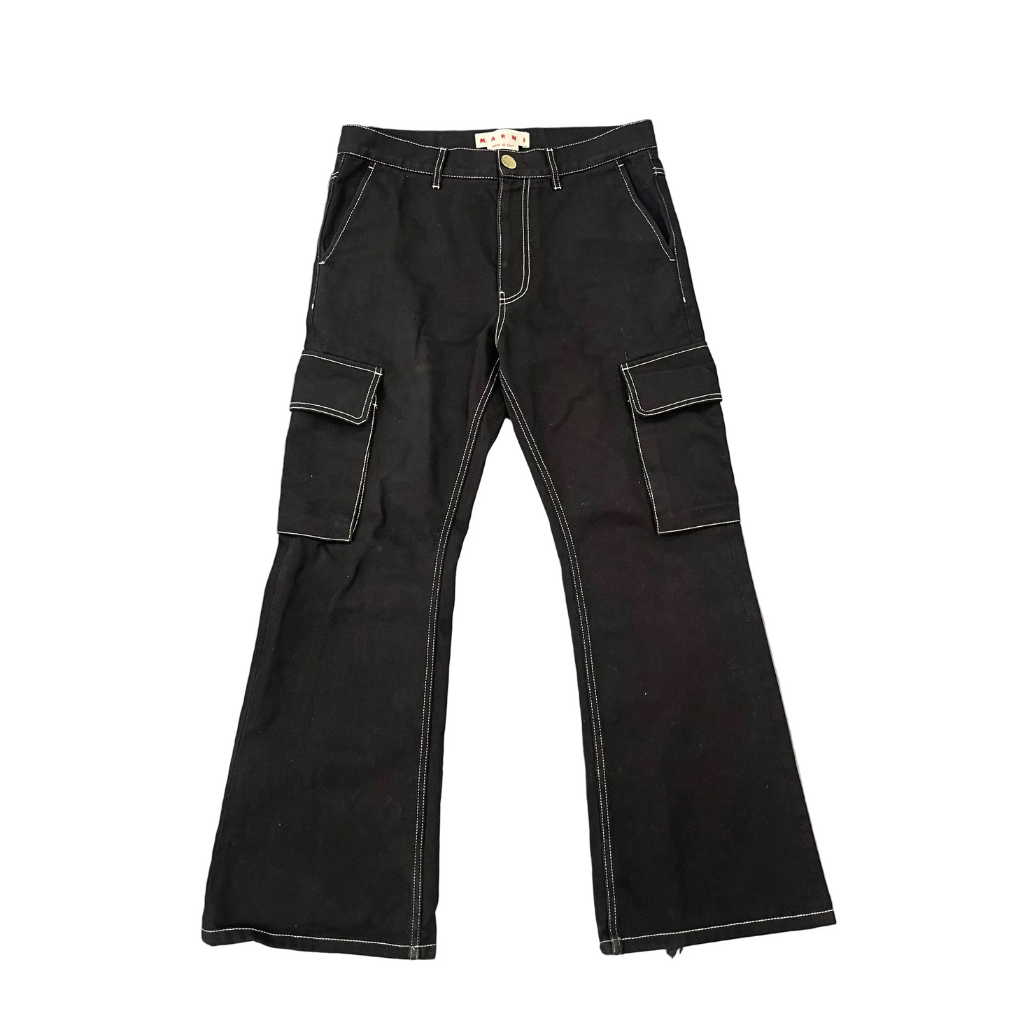 Marni Flared Cotton Chinos