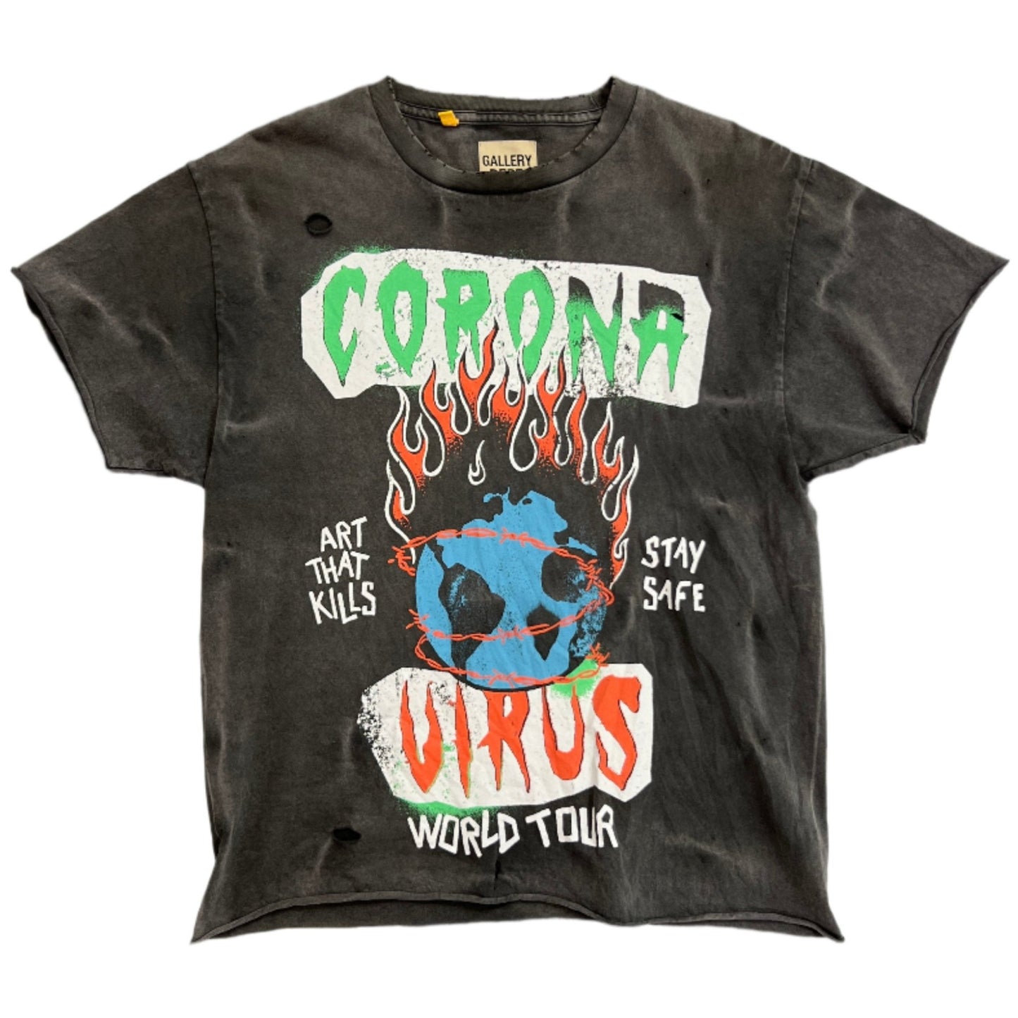 Gallery Dept. Corona Virus Black Tee