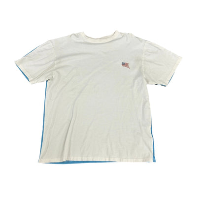 Kapital skel bone tee blue yellow