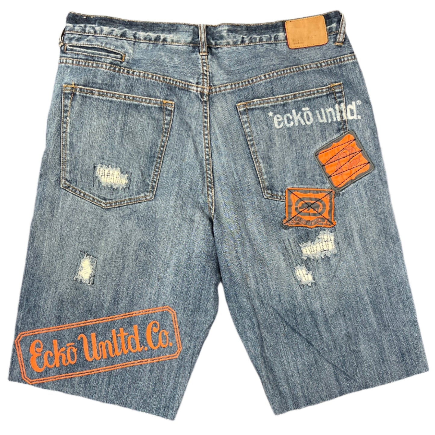 Vintage Echo Print Denim
