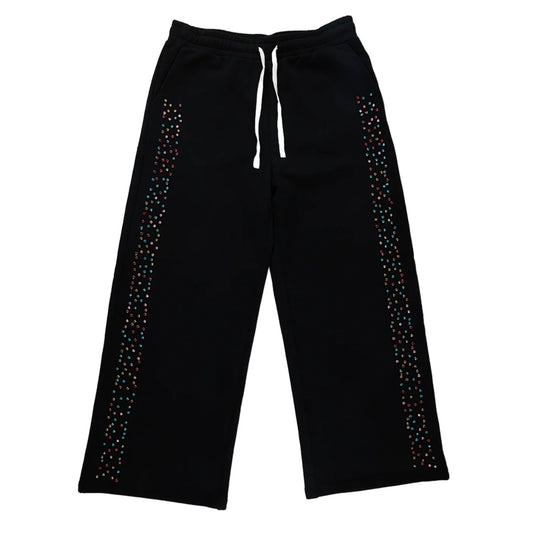 AZVA CRYSTAL CACTUS SWEATS BLACK