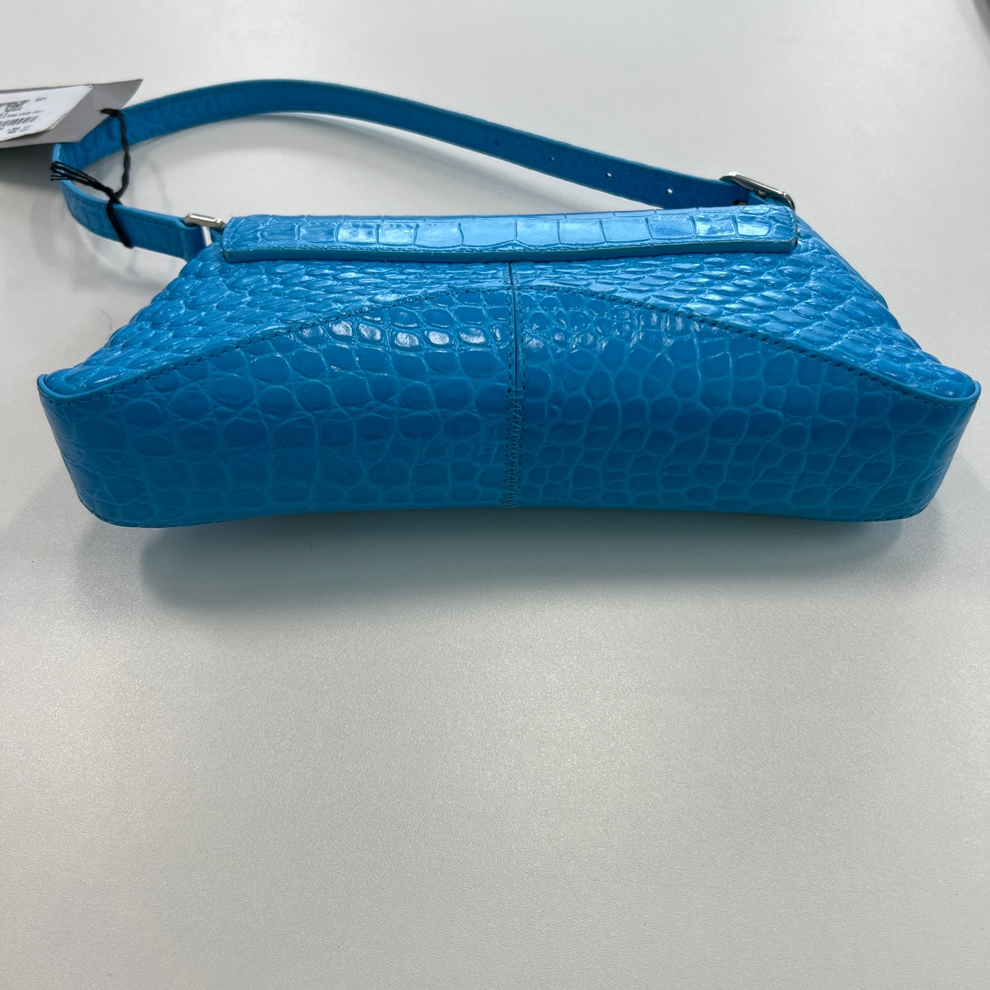 Balenciaga Small XX Flap Stretch Bag Cyan