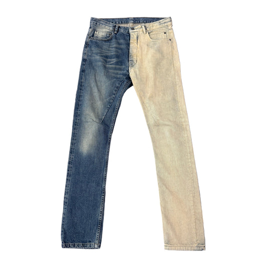 Rick Owen Torrence Cut Split Denim