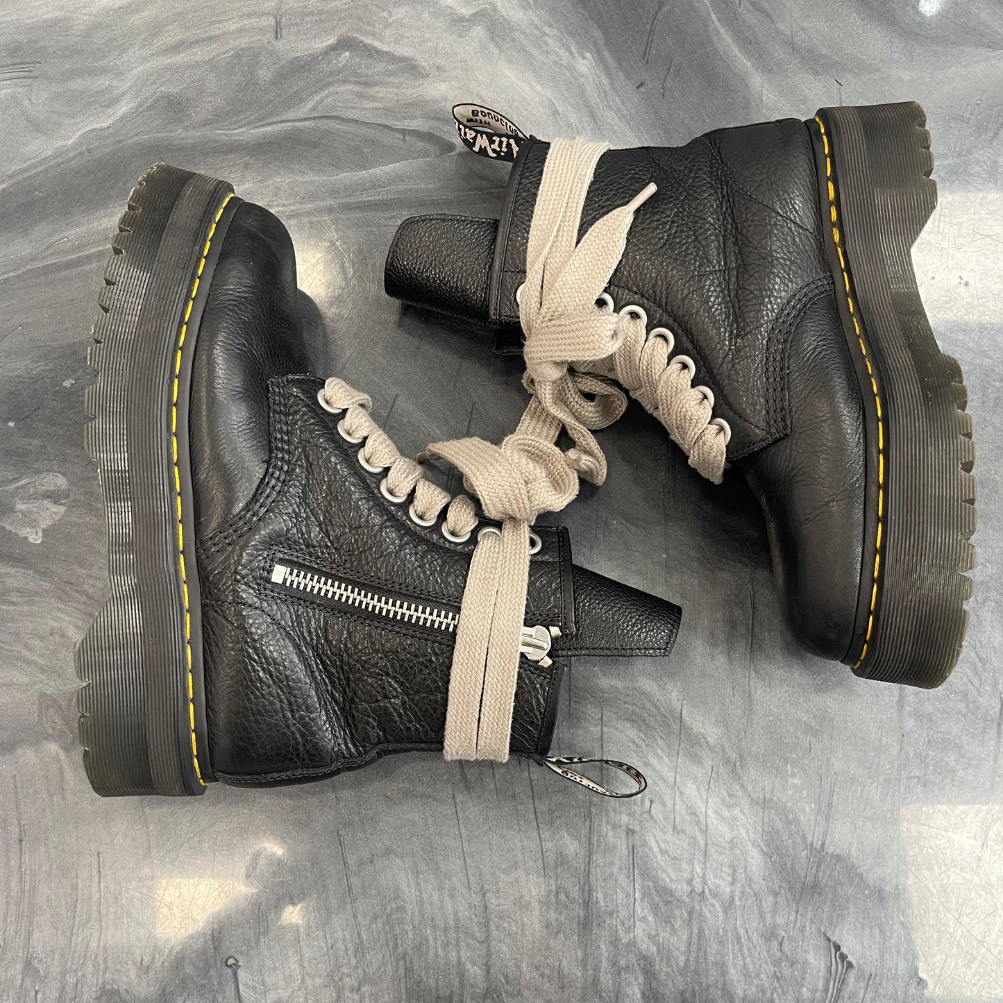 Dr. Martens x Rick Owens 1460 Quad Sole Jumbo Lace Boots (USED)
