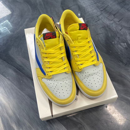 Travis Scott X Jordan 1 Retro Low OG SP 'Canary' (USED)