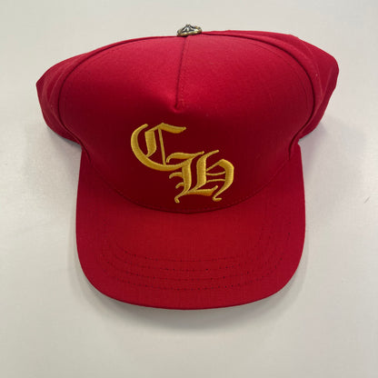 Chrome Hearts Baseball Hat 'Red/Yellow'