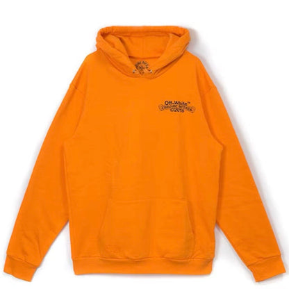 OFF-WHITE x Chrome Hearts 2018 Hoodie Orange/Black