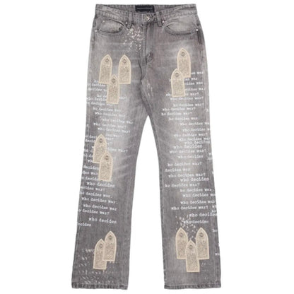 Who Decides War Grey Denim
