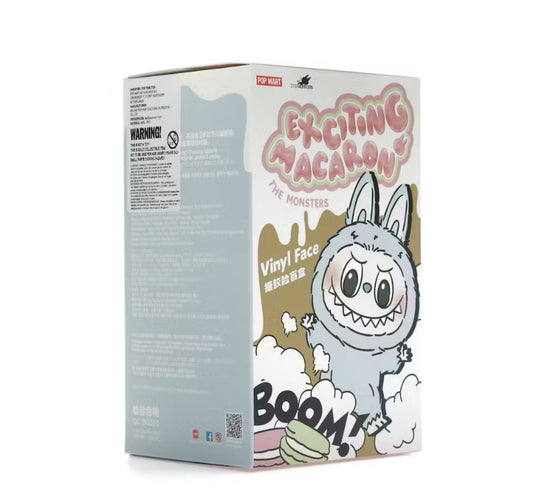 Pop Mart Labubu The Monsters Exciting Macaron Vinyl Plush Pendant Single Blind Box