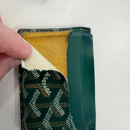 Goyard Green Cardholder (Flawed) (FREE)(1 Year Anniversary)