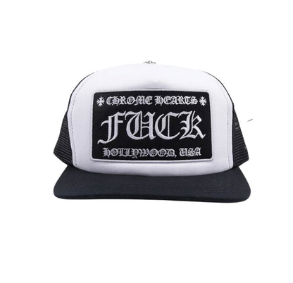 Chrome Hearts F*ck Trucker Hat White