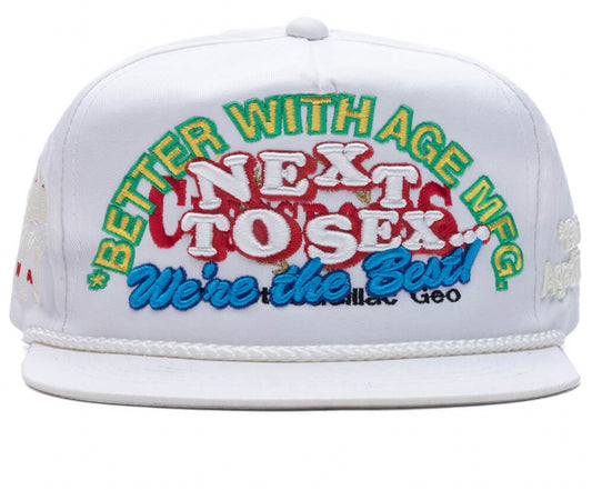 Better with age next to sex hat white