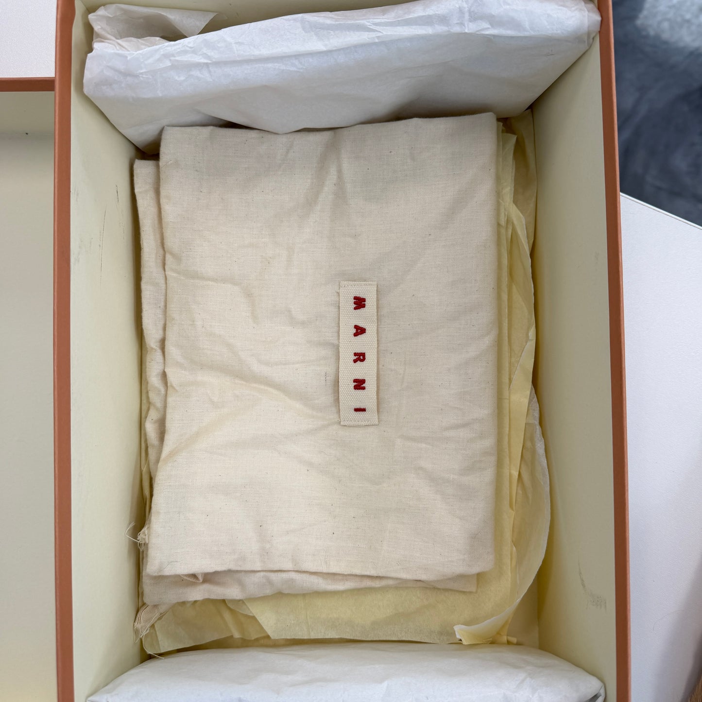 Marni Fussbet Sabot Mule Biege (USED)