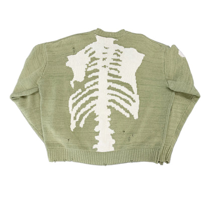 Kapital skeleton moss sweater