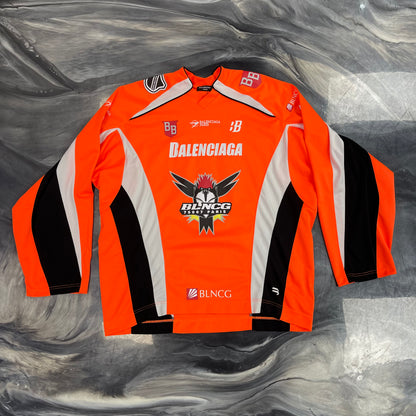 Balenciaga Long-Sleeve Hockey Jersey