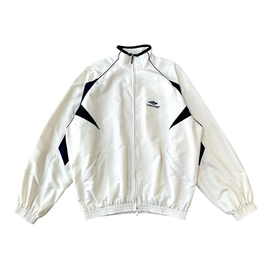 Balenciaga 3B Sports Icon Track Jacket Cream/Blue