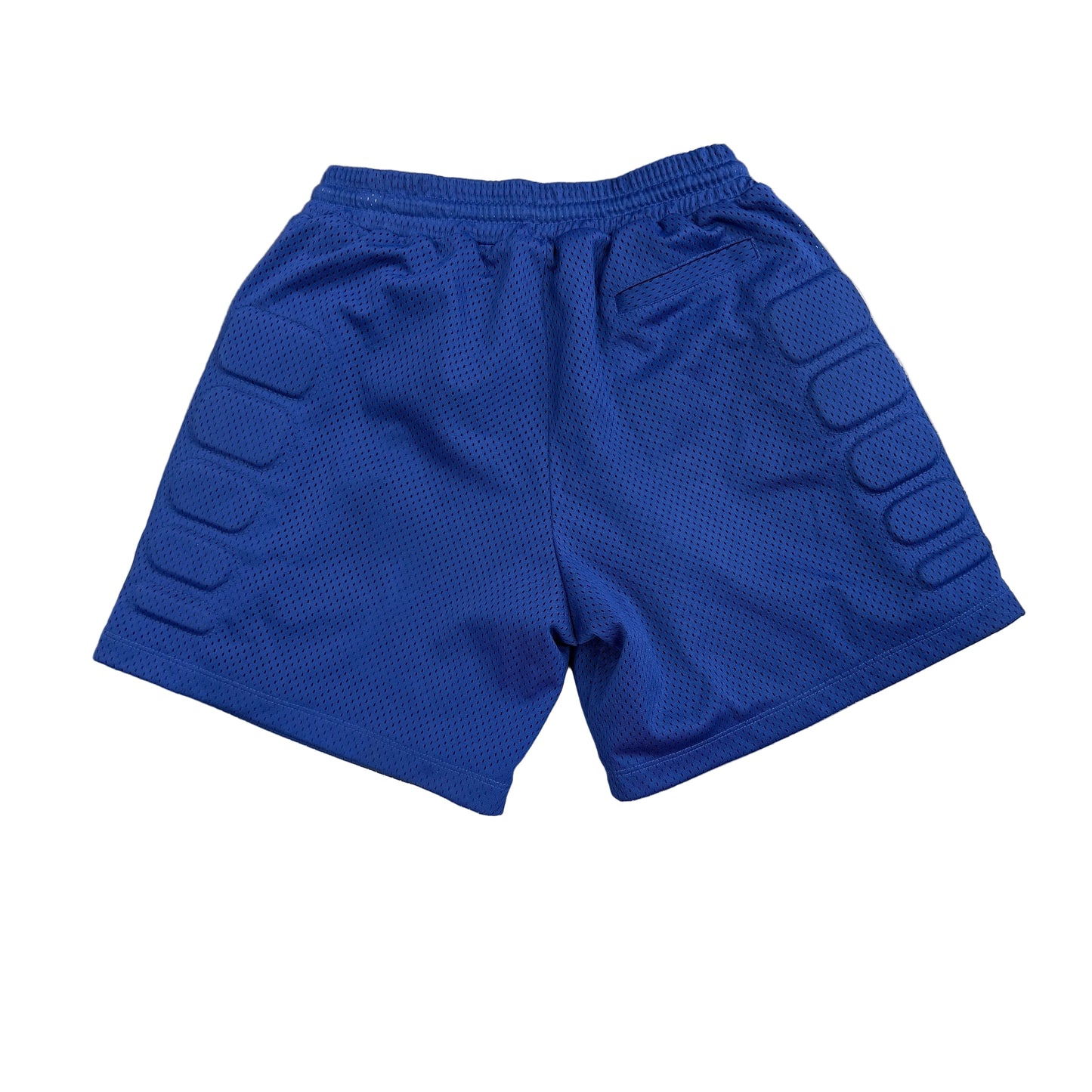 Satoshi Nakamoto Royal Blue Mesh Moto Shorts