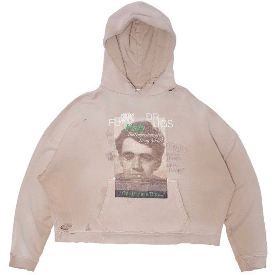 Paly Hollywood Confessions Hooded Sweatshirt Hoodie Brown/Grey