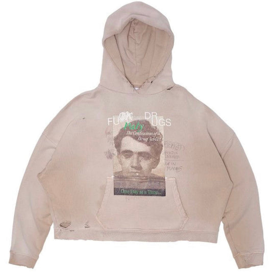 Paly Hollywood Confessions Hooded Sweatshirt Hoodie Brown/Grey