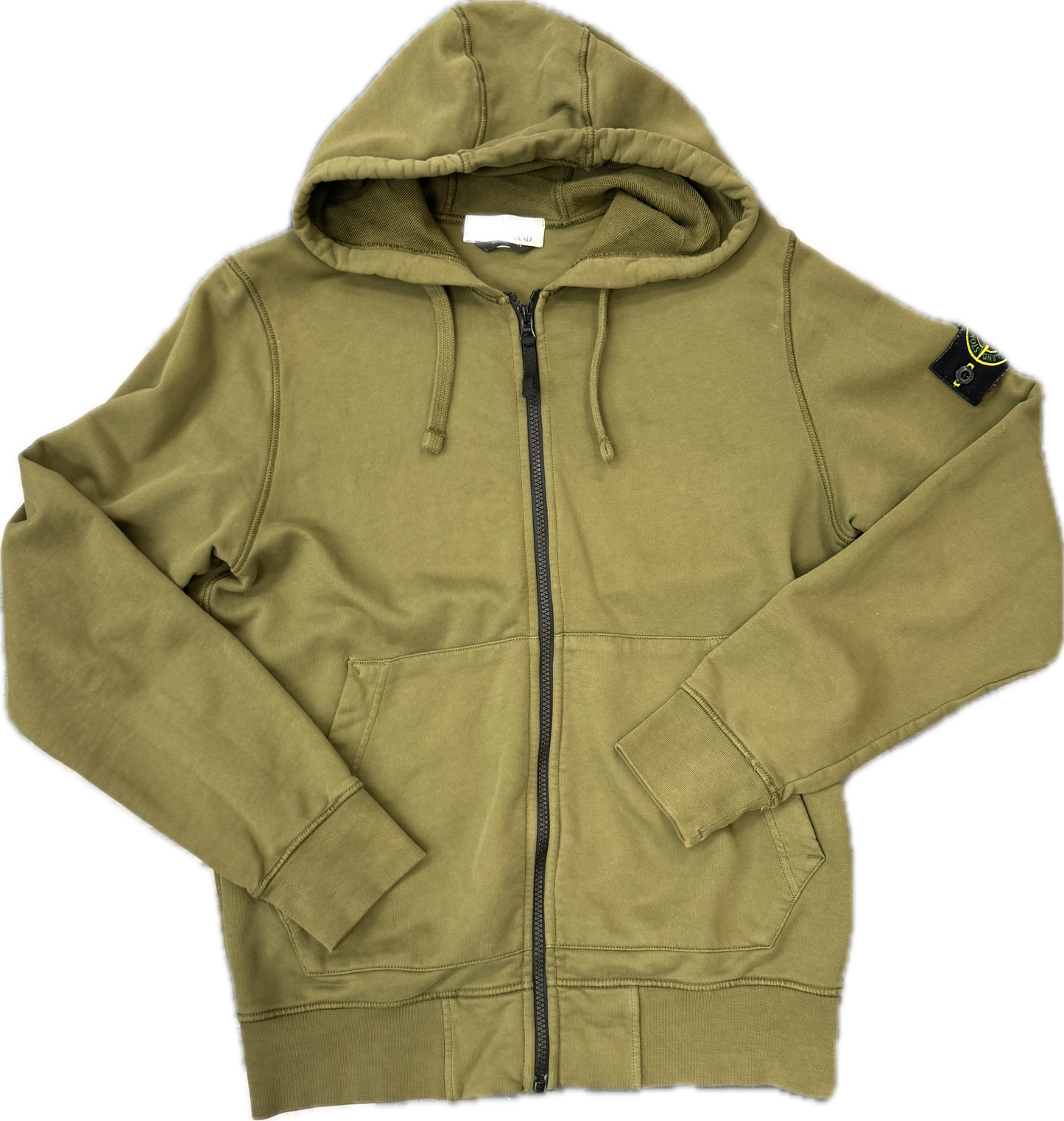 Stone Island Zip Up Olive