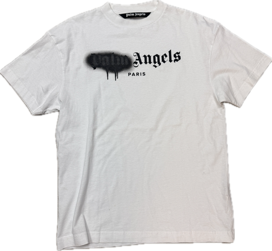 Palm Angels Spray Tee White