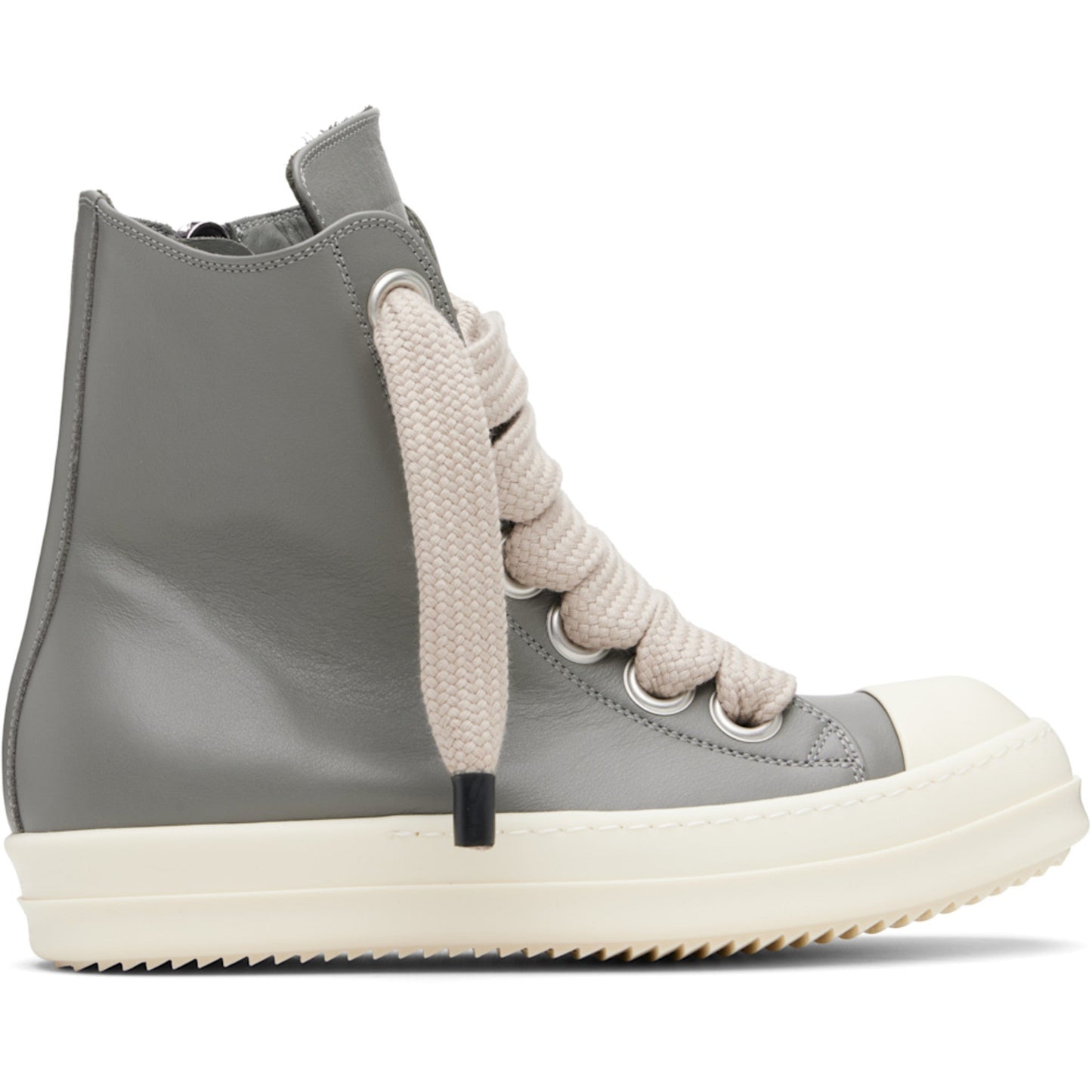 Rick Owens Gray Temple Jumbolace Sneakers