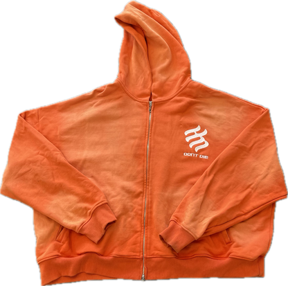 HMDD Don’t die Orange Zip Up