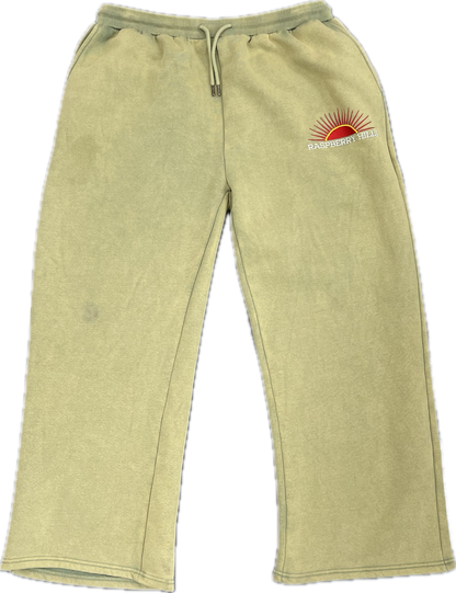 GV Gallery Rasberry Hill Green Wide Leg Sweats